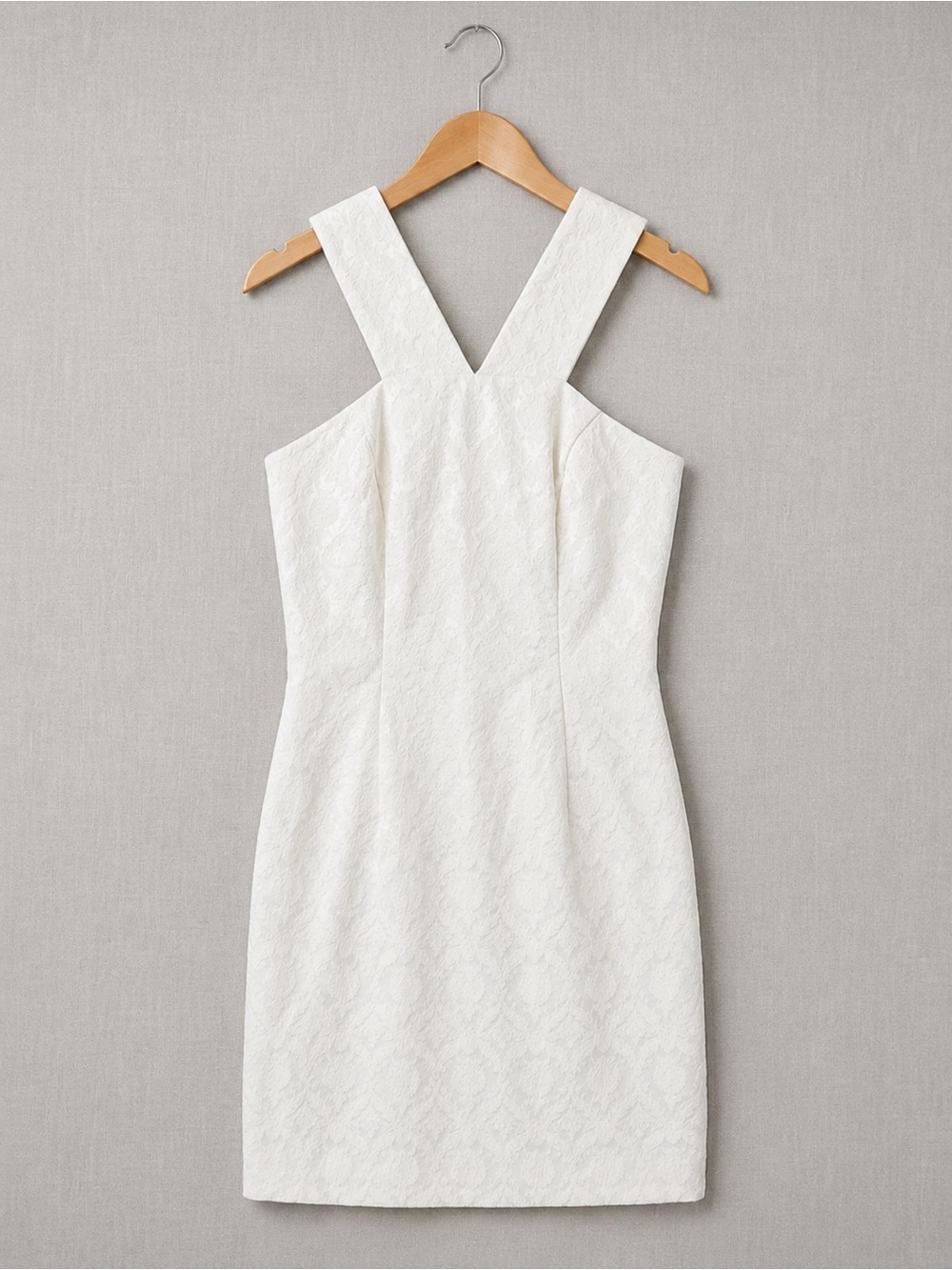 GUESS White Mini Dress with Wide Straps